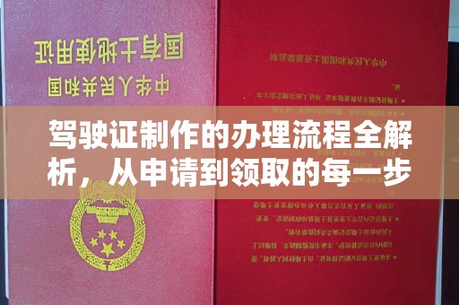 芦竹驾驶证制作的办理流程全解析，从申请到领取的每一步